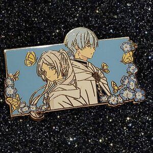 Frieren & Himmel Pin – Elegant Fantasy Anime Enamel Gift for Fans & Collectors